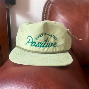 Green/Teal Stay F*cking Positive Hat